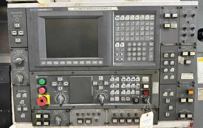 Okuma #250-W, CNC Lathe, 12k RPM, 15 HP, 12 tool, 8" chuck, 20.8" swing, 8 axis, 46" centers, OSP-E100L cnc - Image 10
