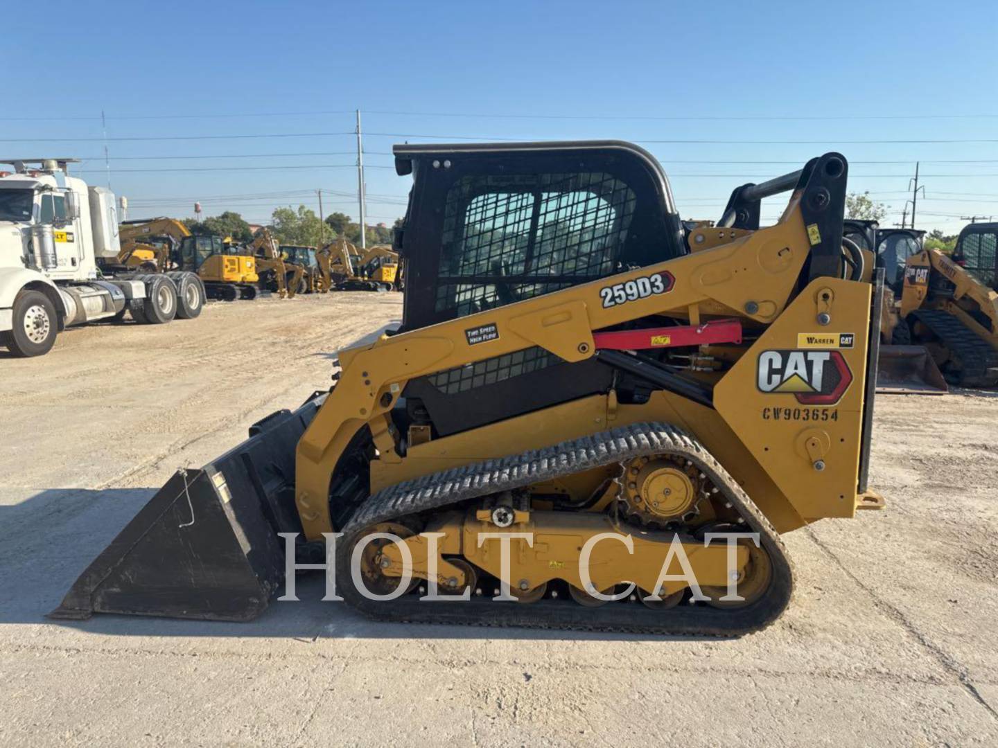 Caterpillar 259D CAB, Track Loader, 854 hours, S/N: CW903654, 2020 - Image 1