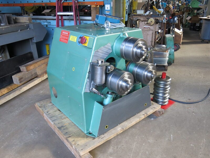 3" x 3" x 5/16" Round Allen-Bradley #R-3, Hydraulic angle bending roll, 208-230/460 V., 3ph, w/ split & pipe - Image 1