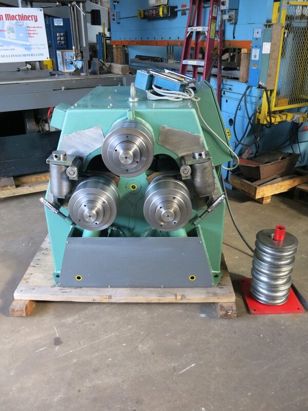 3" x 3" x 5/16" Round Allen-Bradley #R-3, Hydraulic angle bending roll, 208-230/460 V., 3ph, w/ split & pipe - Image 3
