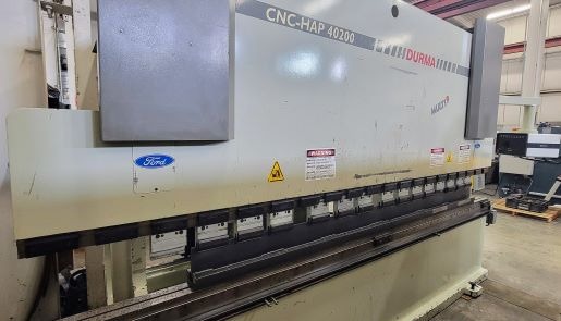 220 ton, Durmazlar #HAP-40200, press brake, 8.3" stroke, 5 SPM, 2002 - Image 2