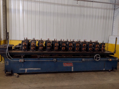 12 Stand, Ardcor/Roll Kraft #F-10, Adjustable Width Stud Rollformer, 2-2.5" spindle, 5.25" roll space, 14" - Image 2