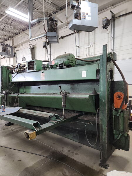 1/2" x 12' Cincinnati Hydraulic Power Squaring Shear, 144" L, 48" front operated power back gauge, 460 V. - Image 2