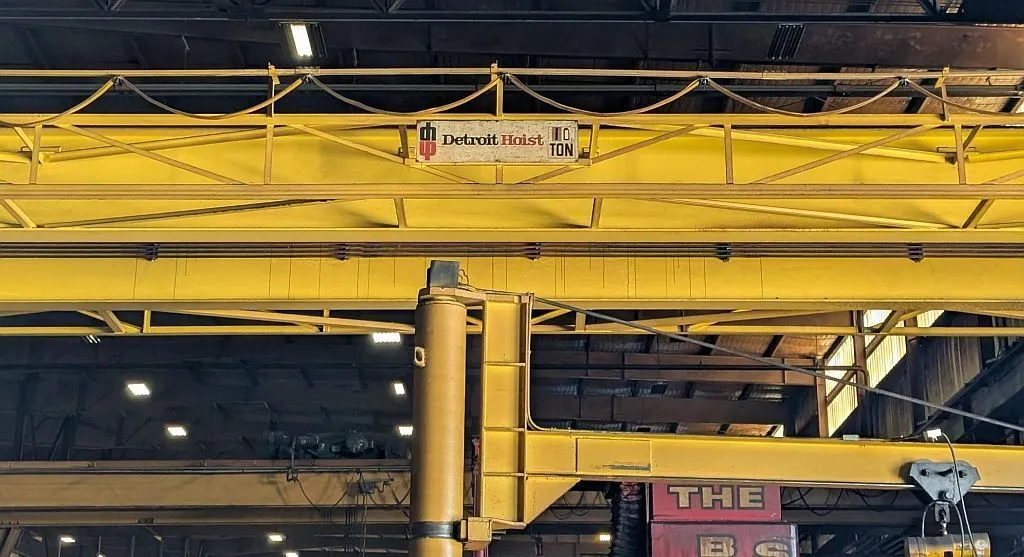 10 Ton, Detroit, hoist gantry bridge crane, 80 FPM - Image 1