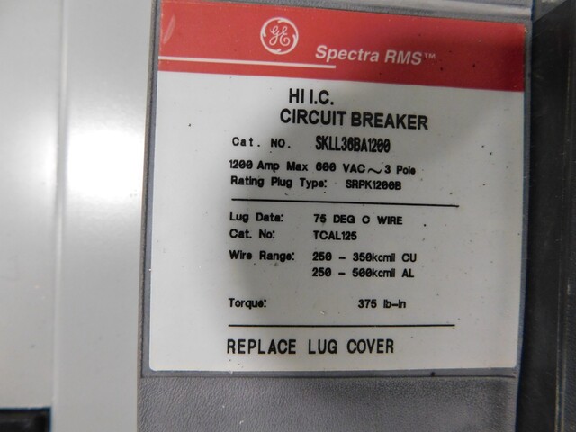 1200 Amp. General Electric CCB/-2, Panelboard, 208/120 V, 3 phase, 4 W, 14 breakers - Image 6