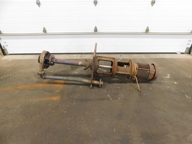 7990-026/M-010-E, Vertical Pump, 2" x 2", 3 HP, 1160 RPM, 230/460 V., Alloy 20, AS IS - Image 2