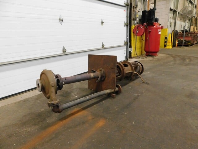 7990-026/M-010-E, Vertical Pump, 2" x 2", 3 HP, 1160 RPM, 230/460 V., Alloy 20, AS IS - Image 3