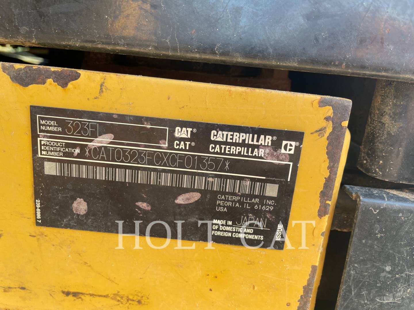 Caterpillar 323FL, Crawler Excavator, 6852 hours, S/N: XCF01357, 2016 - Image 6