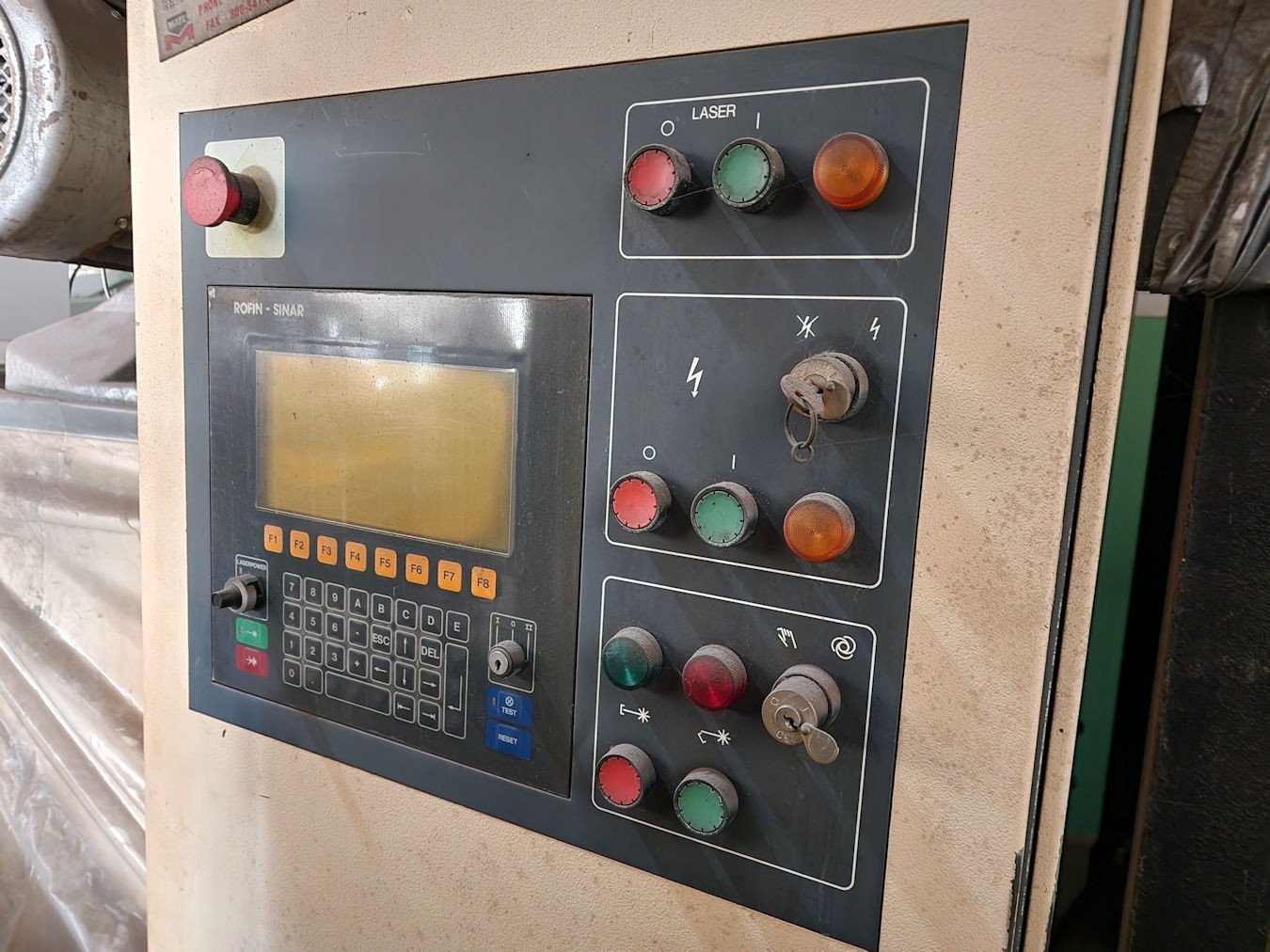 30 Ton, Strippit #FC-1250-MH, Punch Press, FOR PARTS, 42 station turret, 50" throat, roller ball table - Image 7