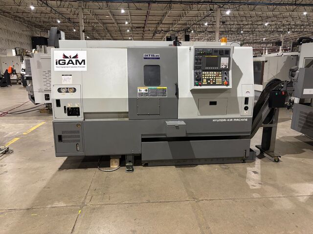 Hyundai Kia #SKT15LMS, Cnc Lathe, 4 axis, 21.7" swing, 10" diameter, 6" chuck, 20.9" centers, 8.7" X, 24.8" - Image 1