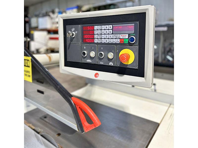 SCM #SI-400-E, programmable sliding table saw, motorized adj., 2007 - Image 5