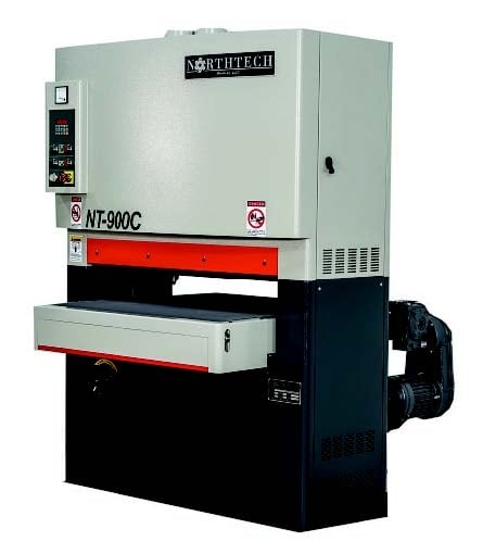 37" x 75" Northtech #NT-900C, Wide Belt Sander, 15 HP, 15-53 FPM - Image 1