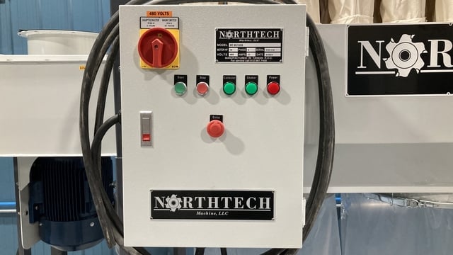 5000 cfm Northtech #NT-DC15SS, Dust Collector, 15 HP, 26-3/8" 9-blade impeller, 72 cloth 5" x 60" bags - Image 2