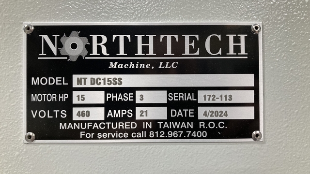 5000 cfm Northtech #NT-DC15SS, Dust Collector, 15 HP, 26-3/8" 9-blade impeller, 72 cloth 5" x 60" bags - Image 8