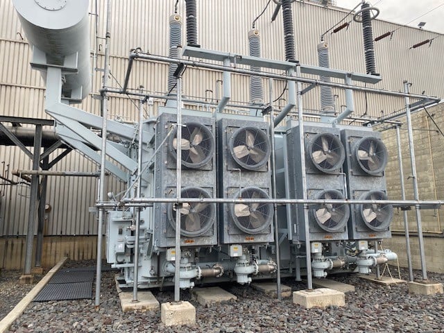 336 MVA 232000Y Primary, 15500 Delta Secondary, General Electric Prolec, DGA on file. tested good. - Image 1