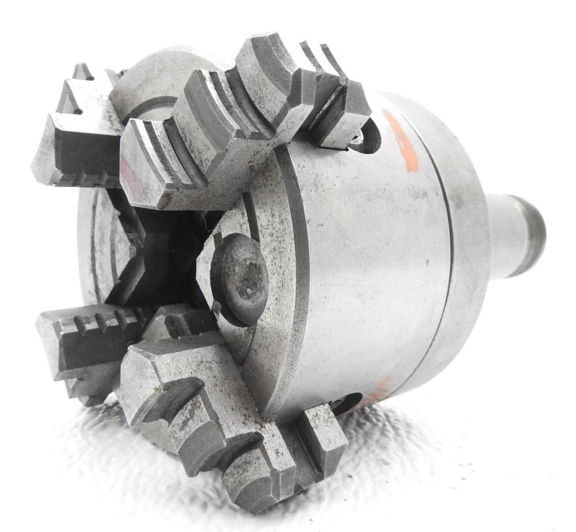 3" 4 Jaw Lathe Chuck w/ 5C Collet Mount - Image 5