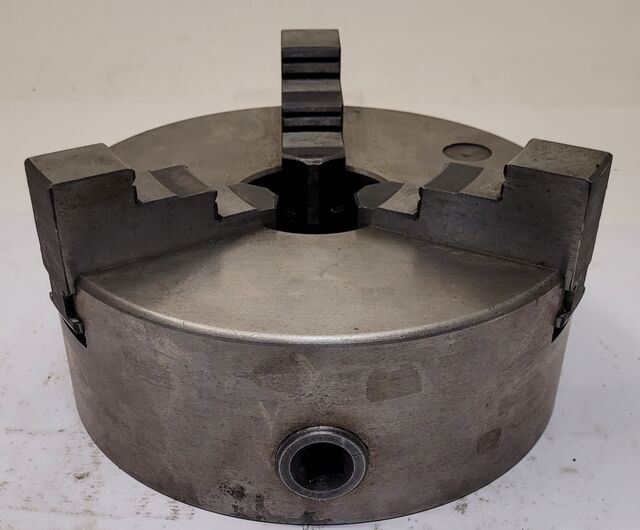 8" Buck, lathe chuck, 3-jaw - Image 1