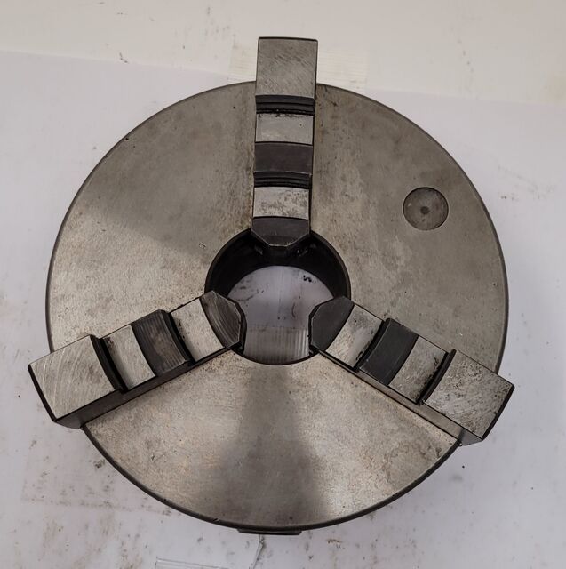 8" Buck, lathe chuck, 3-jaw - Image 2