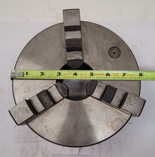 8" Buck, lathe chuck, 3-jaw - Image 5