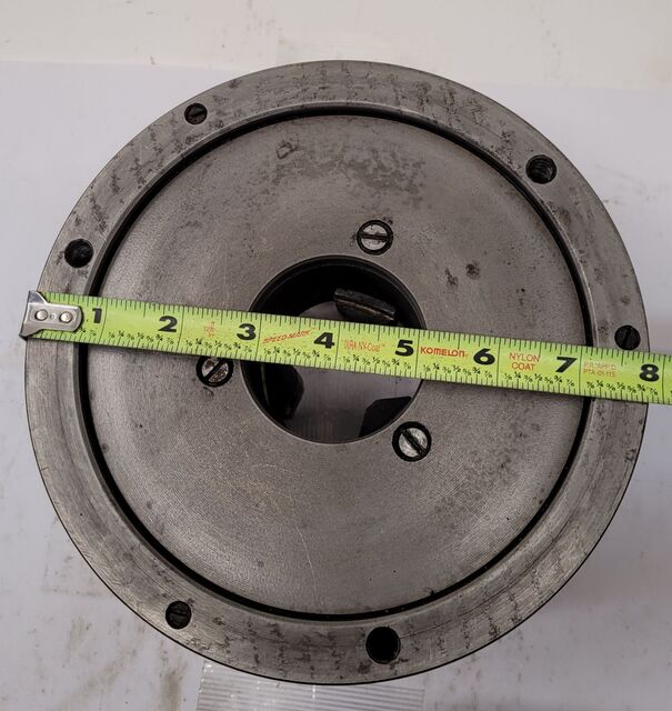 8" Buck, lathe chuck, 3-jaw - Image 9