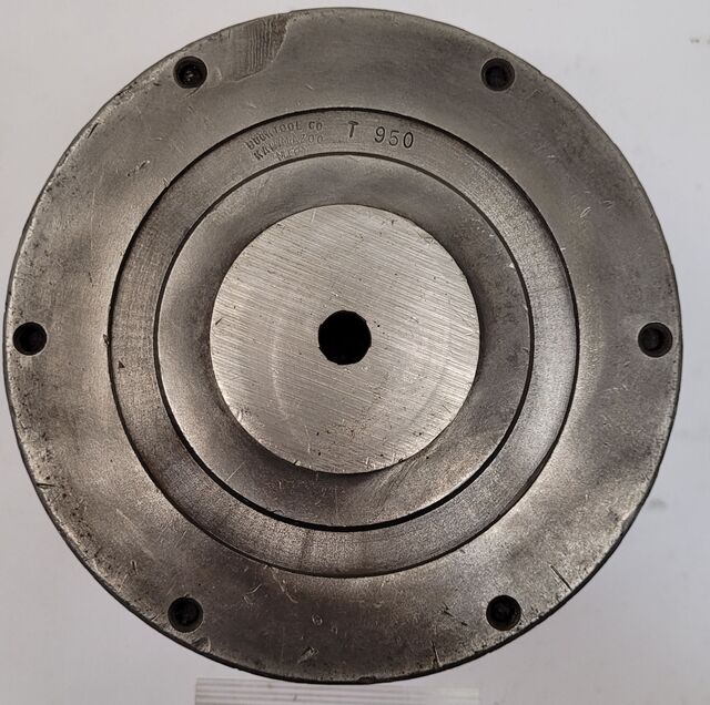 6" Buck, 3-jaw chuck, Buck Tool T950 back plate - Image 4