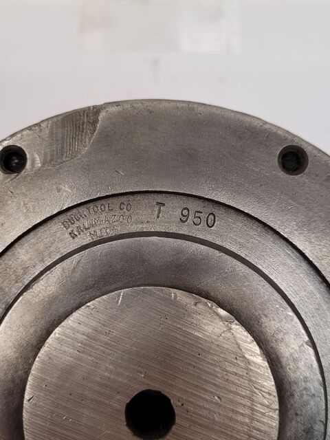 6" Buck, 3-jaw chuck, Buck Tool T950 back plate - Image 5