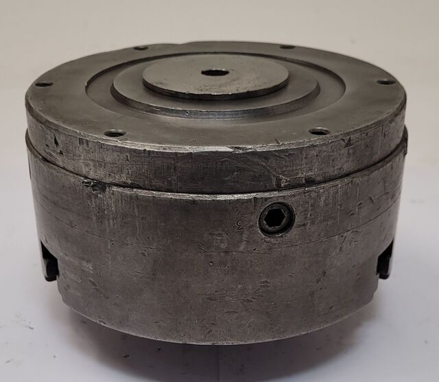 6" Buck, 3-jaw chuck, Buck Tool T950 back plate - Image 6