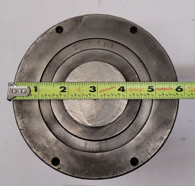 6" Buck, 3-jaw chuck, Buck Tool T950 back plate - Image 10