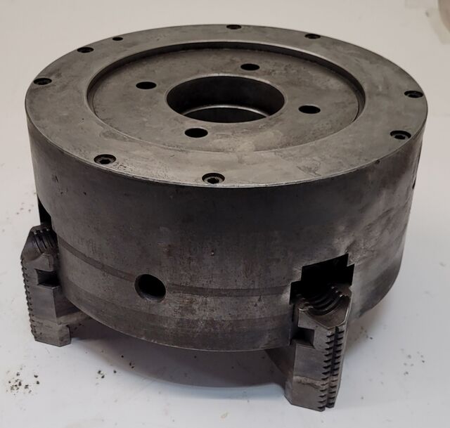 10" Cushman #10264G, lathe chuck, 4-jaw - Image 3