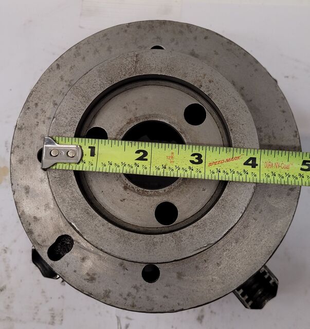 6" KC #U75, lathe chuck, 4-jaw - Image 9