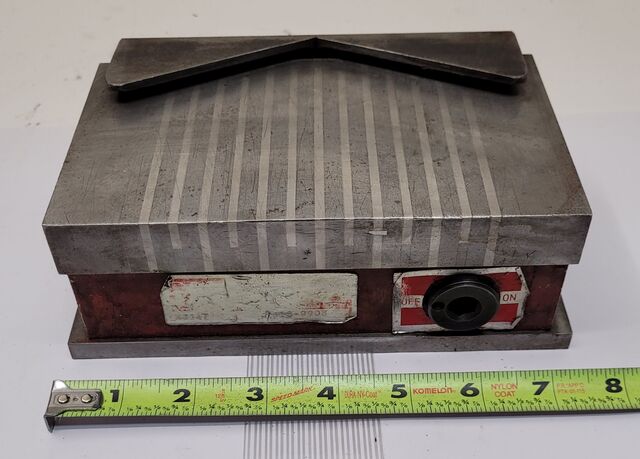 4" x 7" Suburban #MCB47, permanent magnetic chuck - Image 2