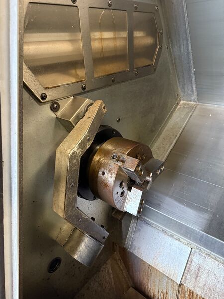 Haas #HL-2, CNC lathe, 20" swing, 8" chuck, 2" bar, 10" dia., 24" lgth, 15 HP, 3750 RPM, tailstock, 1998 - Image 4
