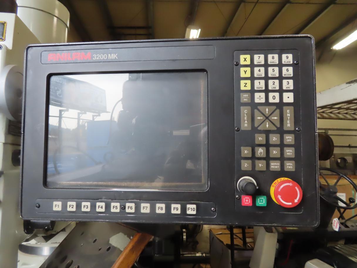 YCI Promax, CNC knee mill, 49" x9"tbl., 3 HP, 36" X, 16" Y, 16" Z, 60-4200 RPM, R-8, Anilam 3200 MK - Image 4