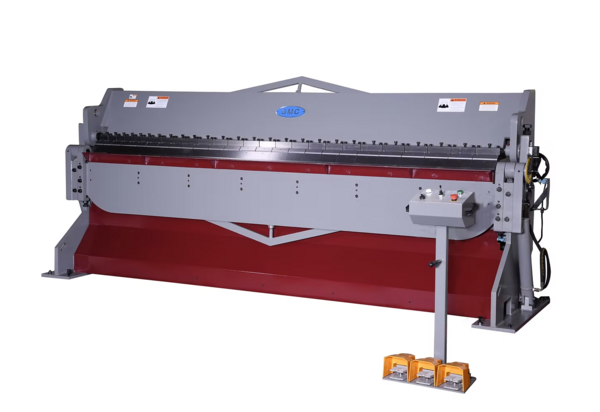 10 gauge x 10' GMC #HBB-1010, Box & Pan Brakes, 26" Back Gauge, hydraulic clamp, foot pedal, new - Image 1