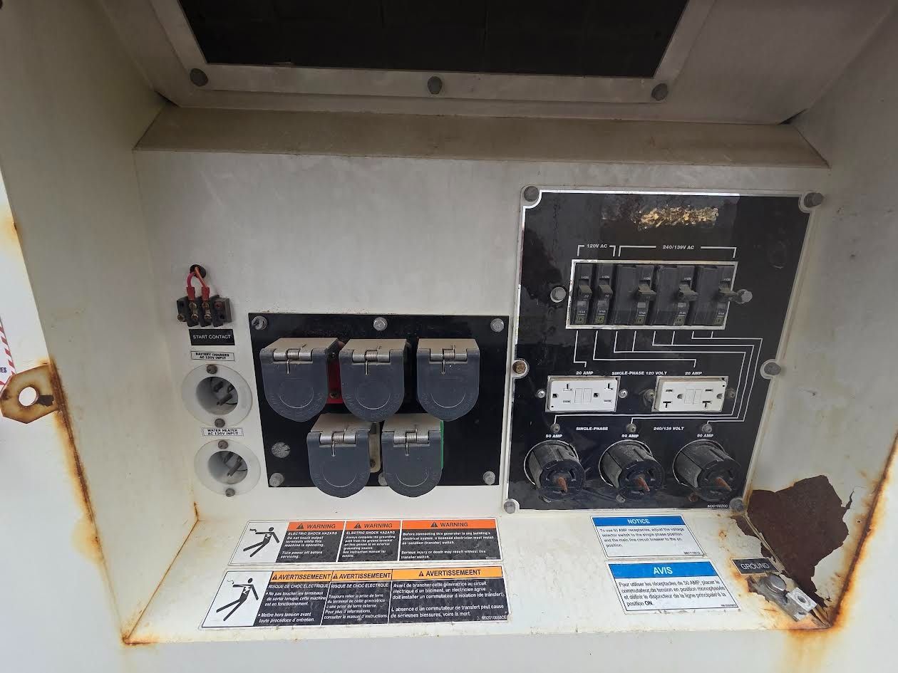 56 KW Multiquip #DCA70SSJU4F, diesel generator set, 480 Volts, 3-phase, 1800 RPM, John Deere 4045HFG04 - Image 3