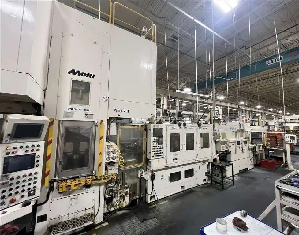 200 Ton, Mori Iron Works #MSF200-M32, multi-axis servo hydraulic cold forming press, 2016 - Image 1