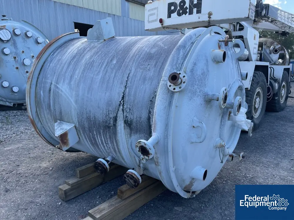 1000 gallon Pfaudler #RS60-1000, Glass-Lined Reactor, Unused, 2000 - Image 3
