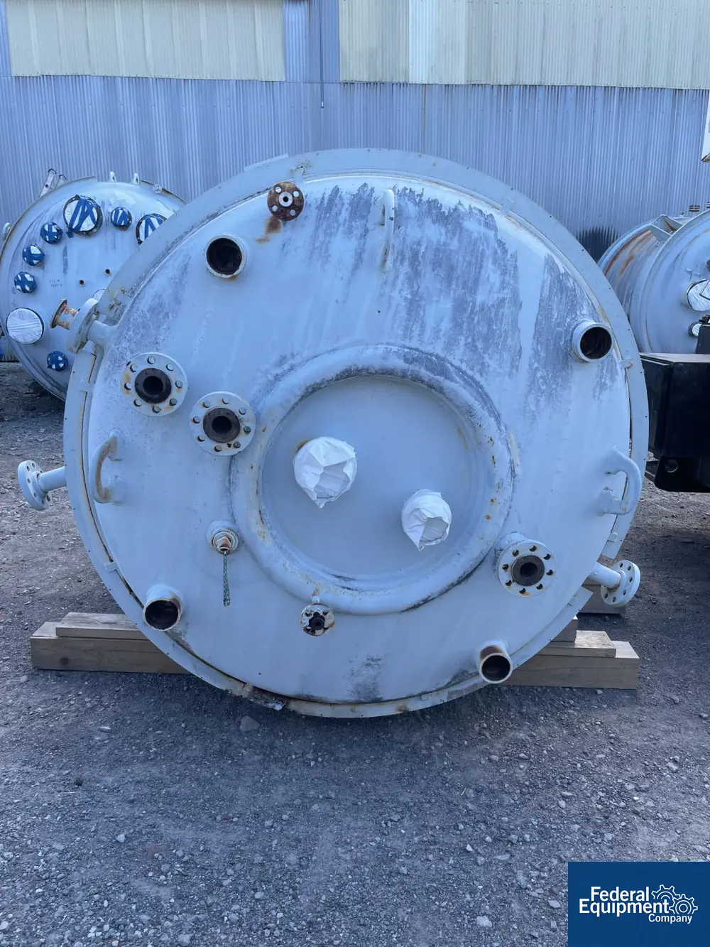 1000 gallon Pfaudler #RS60-1000, Glass-Lined Reactor, Unused, 2000 - Image 4