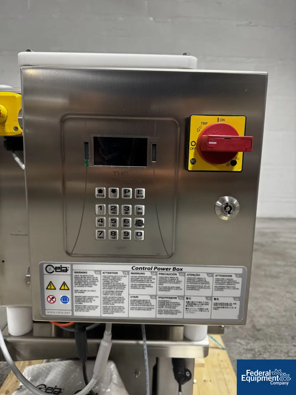 CEIA #THS/FFV21S, Free-Fall Metal Detector, 200mm pipe diameter, 100-240 V., unused, 2021 - Image 7