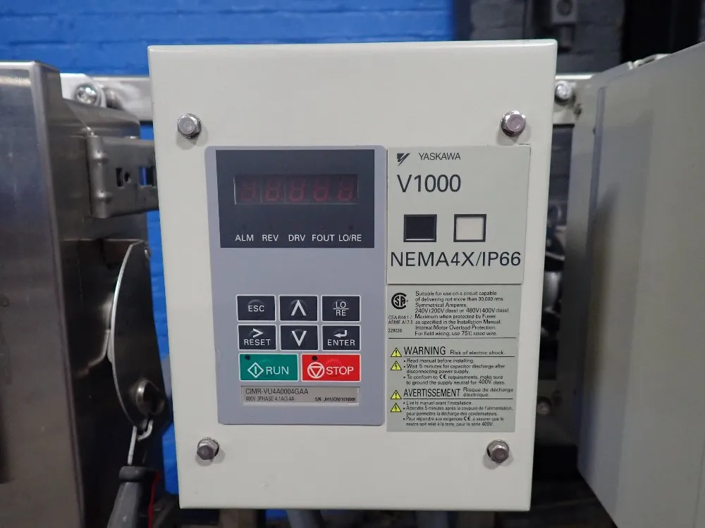 Oakes, Continous Mixer, Yaskawa V1000 Control, NEMA 4X/IP66, 230/460 V., Disc - Image 3