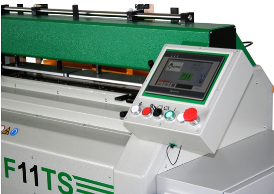 Omec #F11-TS, Automatic Dovetail Machine, 80 box/hr, 18500 RPM, cnc, touchscreen, new - Image 2