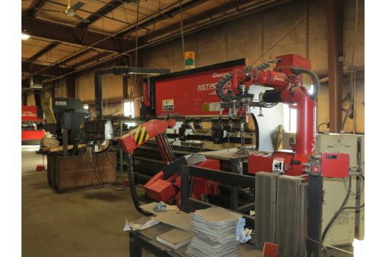 88 Ton, Amada #Astro-100, CNC Press Brake, w/ 6-Axis Robotic Bending Cell, 8.4' overall, 86.6" between - Image 2