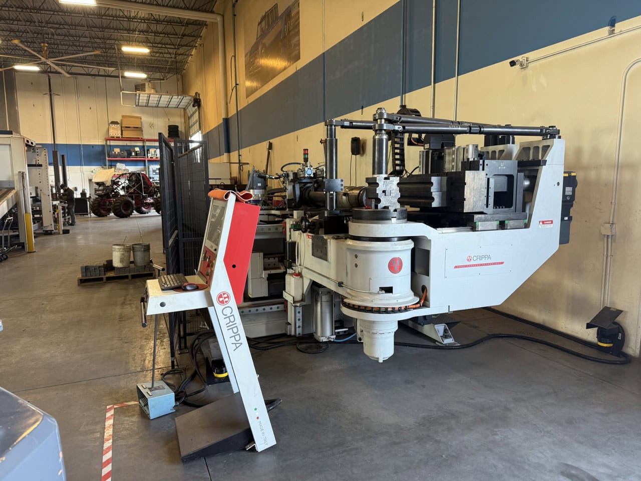 4.48" Crippa #114LE, Tube Bending Machine, 36 KW, 11.8" stroke, Siemens 840D-SL Control, 2022 - Image 3