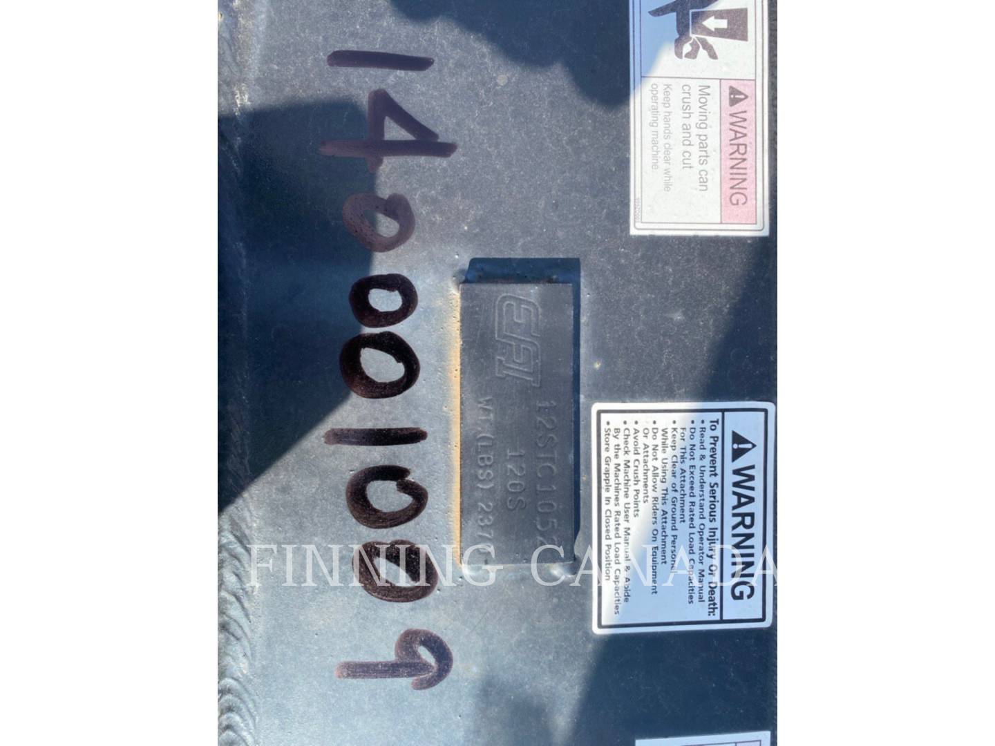Ellis Fabrications Inc. 312-PI-48, Grapple, S/N: 12STC1052, 2022 - Image 4
