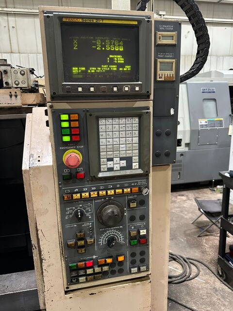 Miyano #LZ-02, 2" Axis turning center w/auto load/unload system, Fanuc 21T, 15 HP, 1998 - Image 2