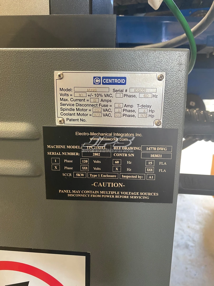 EMI #TPC-2100, CNC with Hypertherm plasma unit round tube & pipe processing center, 2017 - Image 8