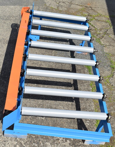 Canted live roll case, 12' +, 8 rolls, 50" long, 18" on center - Image 5