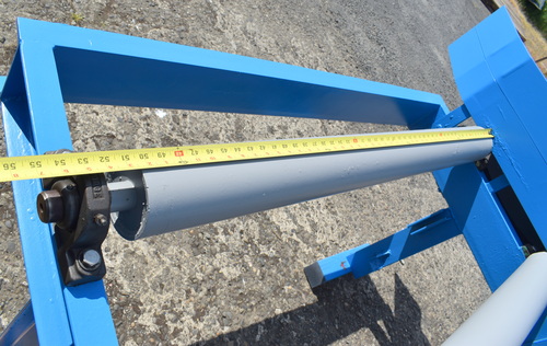 Canted live roll case, 12' +, 8 rolls, 50" long, 18" on center - Image 9