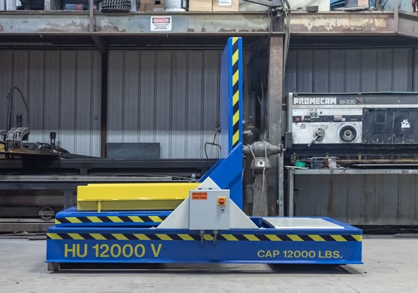 12000 lb. Coilquip #HU12000V, hydraulic coil upender, 60" OD, dual 4" hydraulic cylinders - Image 6