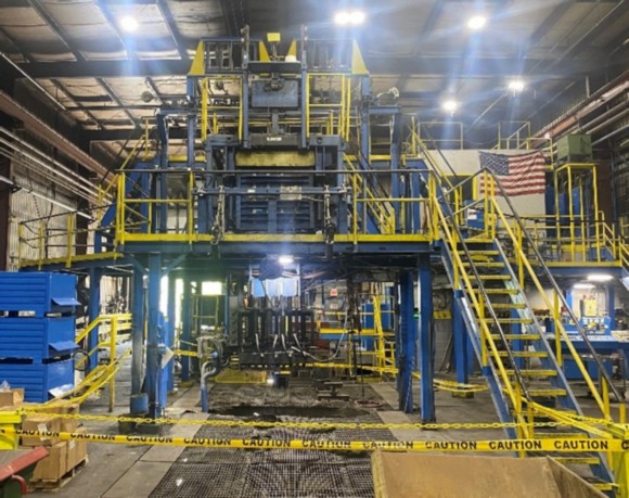 9 Strand, Upcast Oy #HK9/28/47-63-76K-7.6, copper rod / tube casting system, 2013 - Image 1